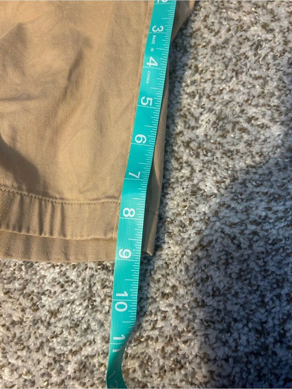 J. Crew Men’s Flat Front Shorts in Khaki